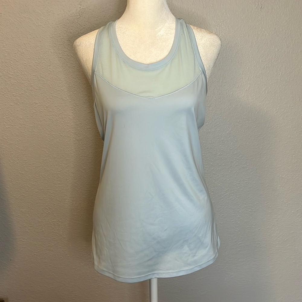 Brooks Running Tank Top Light Blue Size Small
